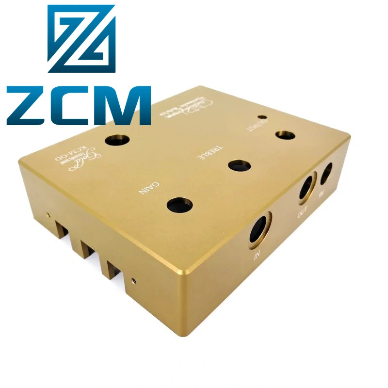 Shenzhen Custom Manufactured CNC Machined Electric Guitar Pedal Enclosure Aluminum Alloy Housing Guitar Effect Pedal