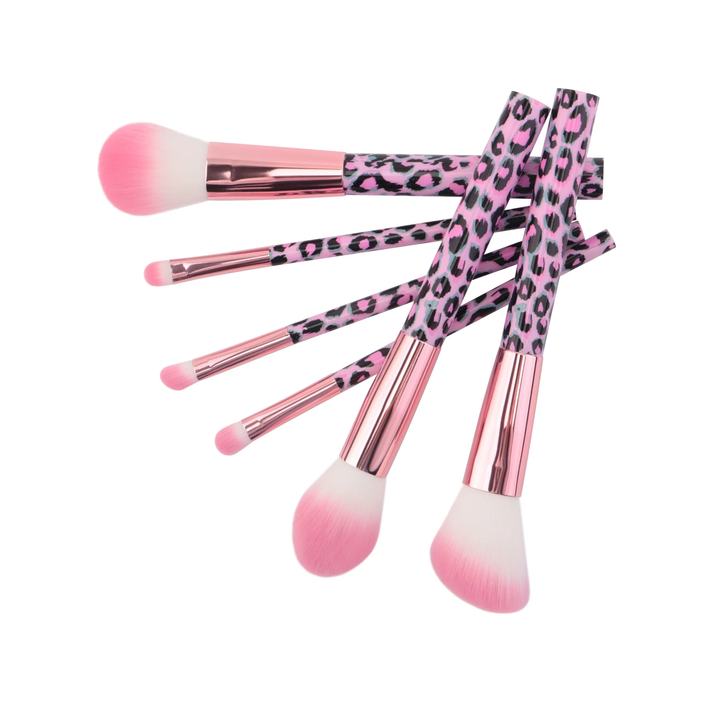 Beauté cosmétiques composent les brosses 6 pcs sous étiquette privée face aux besoins de la beauté du maquillage Jeu de balais