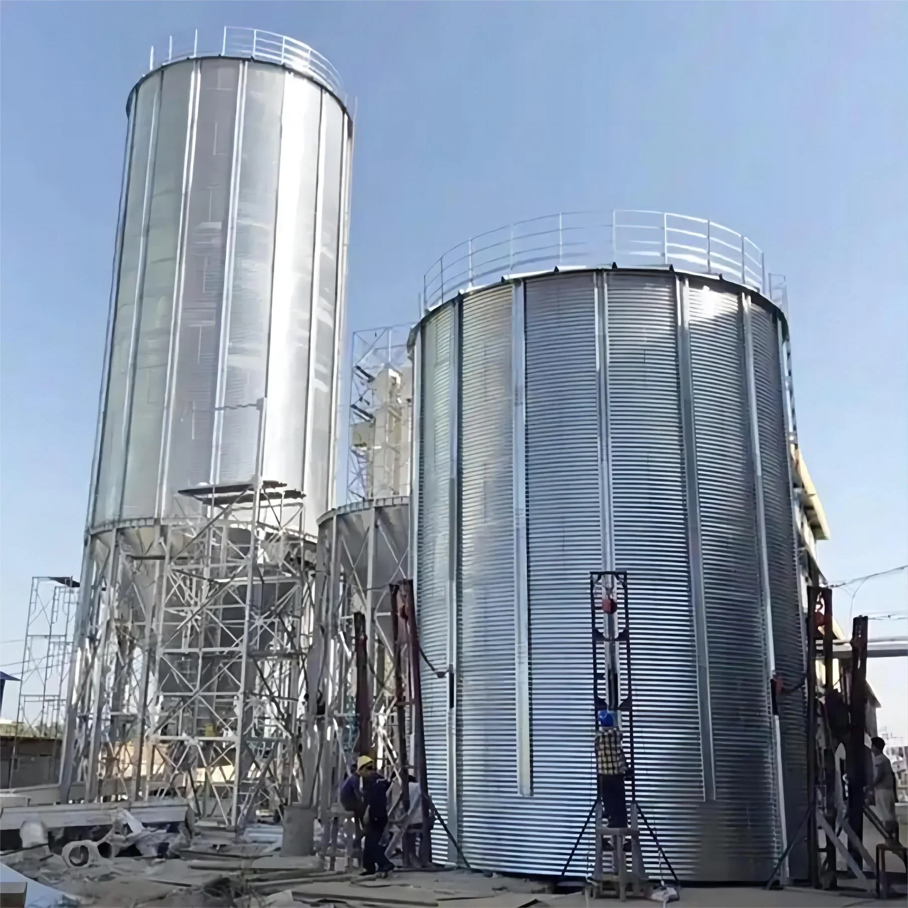 Paddy Silo / girassol semente Silo / milho Silo galvanizando grão de aço inoxidável Armazenamento Silo