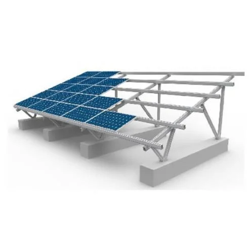 Perfil de aluminio de alta seguridad Negro moderno Carport Solar PV montaje Estructura Carport Solar con bastidor de aluminio