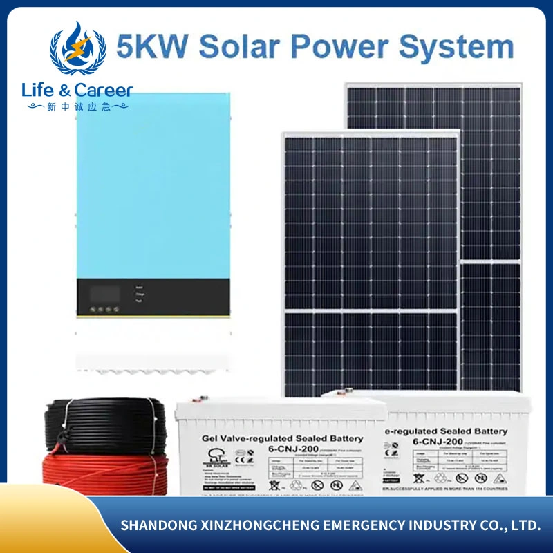 Kompletter Satz von Haushalt Solar Generator Ausrüstung Photovoltaik-Panel-System 3000W Solargenerator