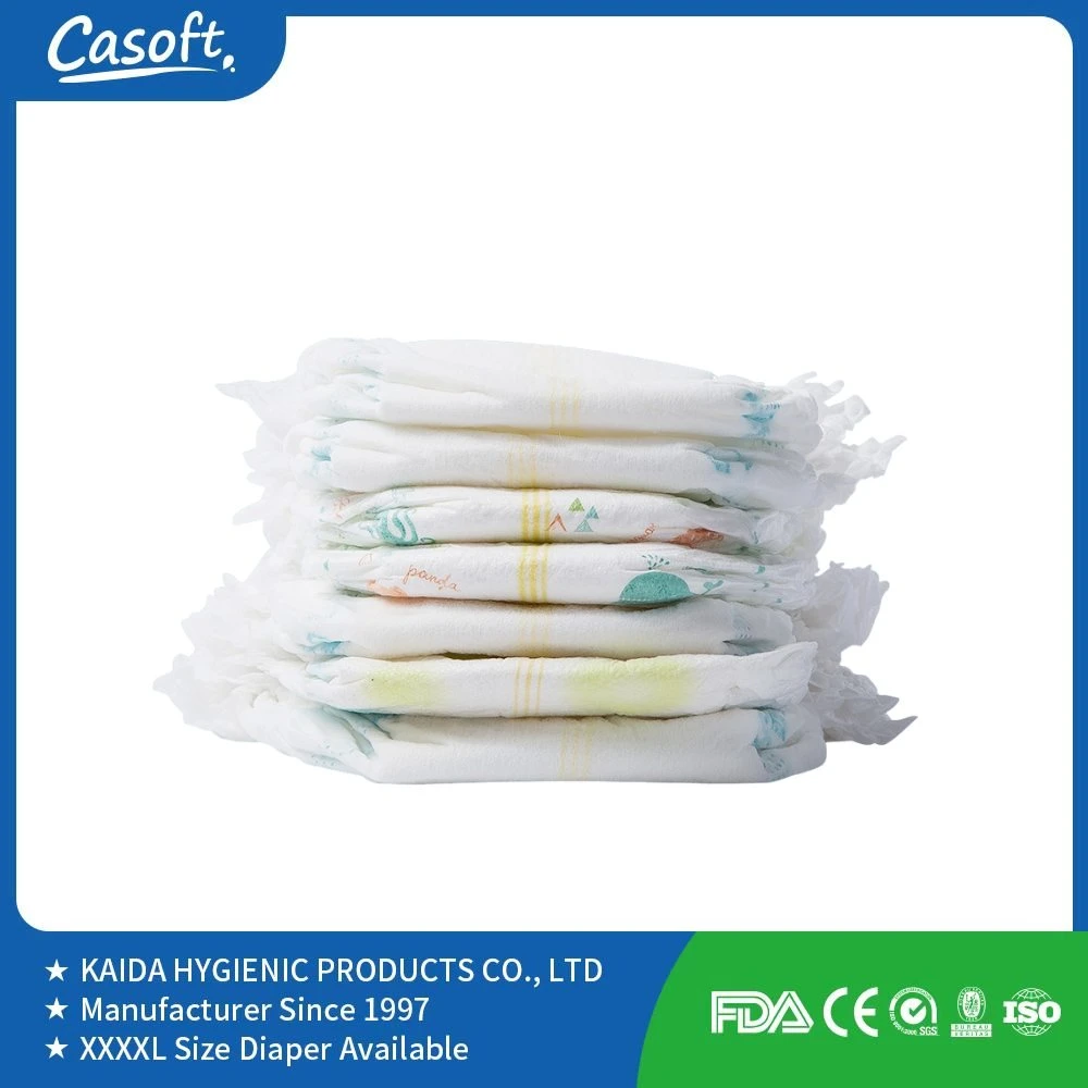 Casoft Super Dry Popular Competitive Price Manufacture Ultra Thin Disposable Old Baby Pampering Diaper High Absorption Good Quality Baby Items Supplier