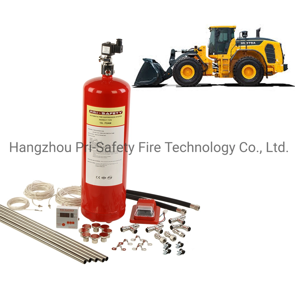 Wheel Loader Fire Protection Fire Extinguishing System