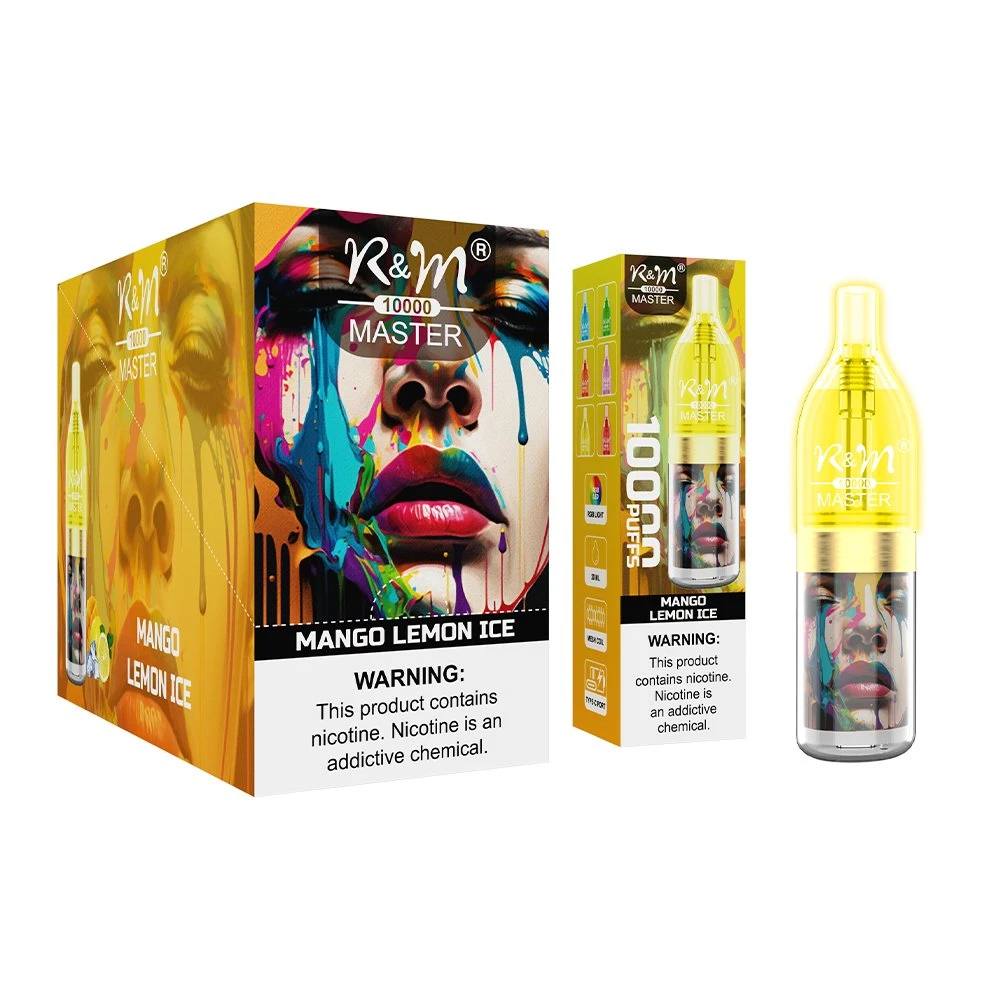 Original Mesh Coil 2% 5% Vape Juice 10K Puffs R&amp;M Master Einweg Vape Großhandel/Lieferant E Zigarette