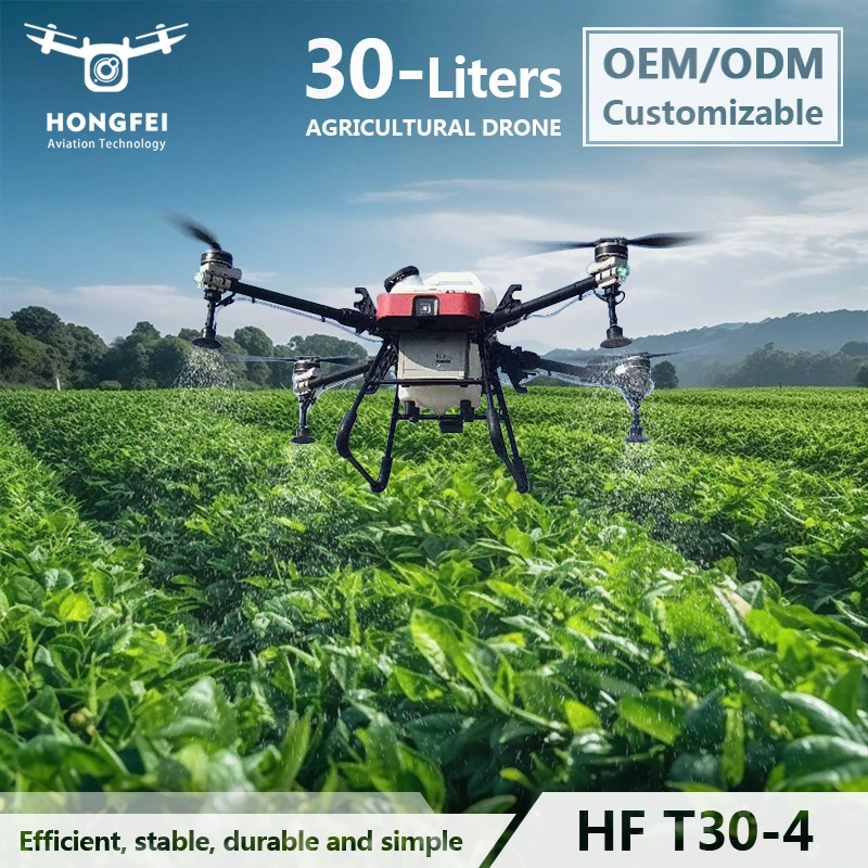 30L Capacity Water Tank Agricultural Drone IP65 Waterproof Rice Spreader Agriculture Spraying Plant Protection Uav for Crop Orchard