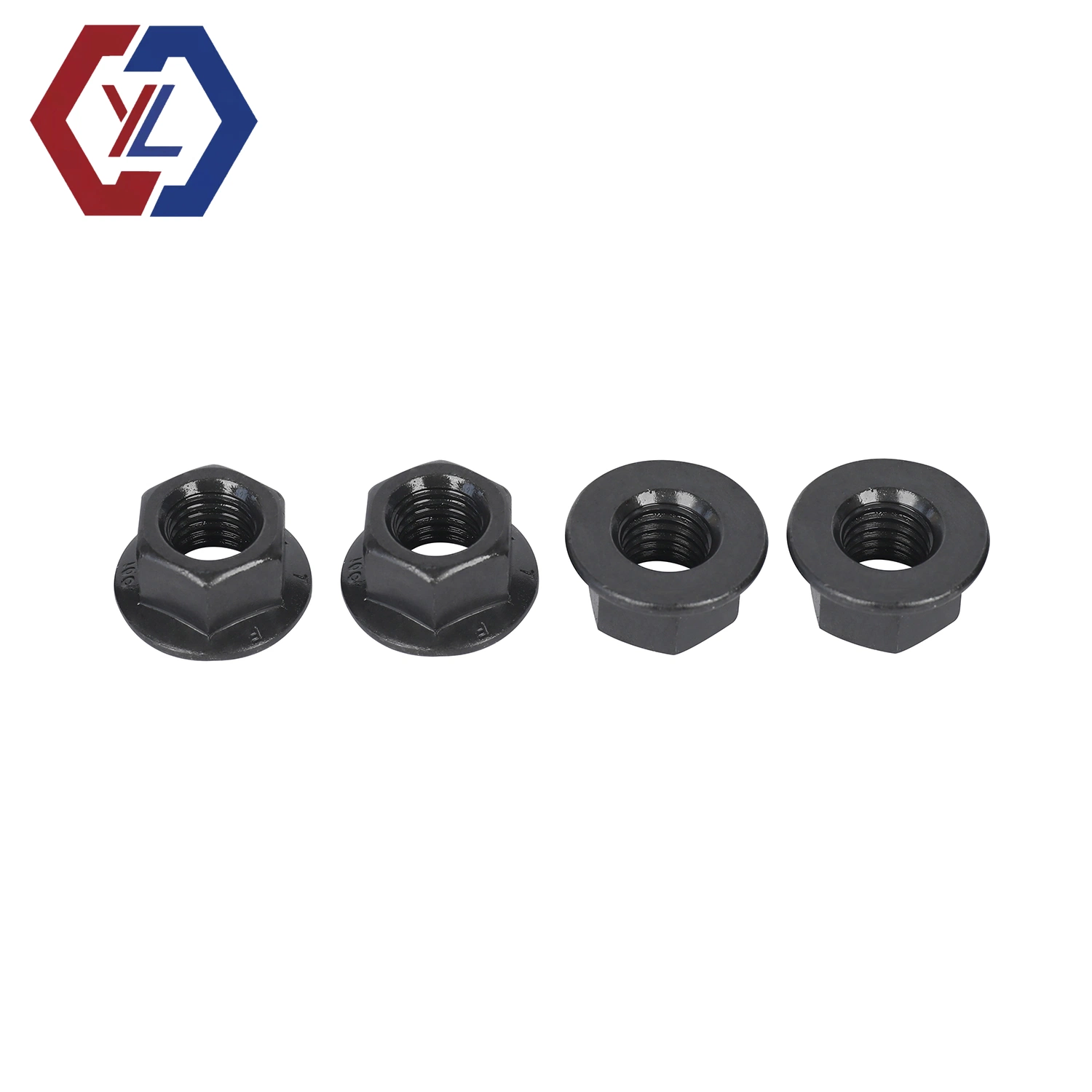 Manufacturer M16 Carbon Steel Nut Flange Nuts Rivet Nuts Hex Nut Spring Nut Lock Nut Rods and Nuts Hex Flange Nut Without Serration DIN6923 Flange Nut