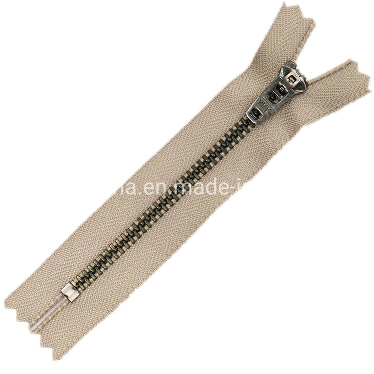 Custom Metal Closeend Tape #3/#4 Semi Lock Zipper