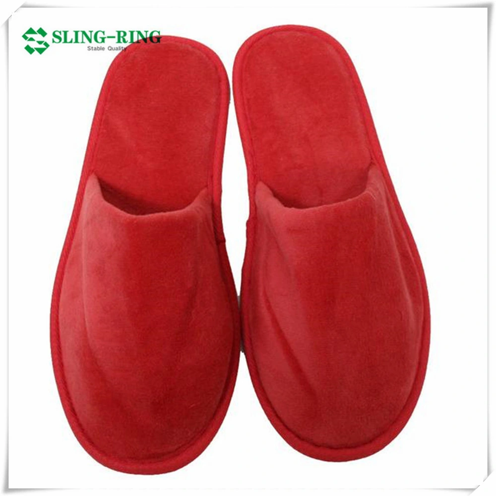 China Customized Nonwoven Fabric Disposable Slippers for Travel SPA Hotel Beauty Salon