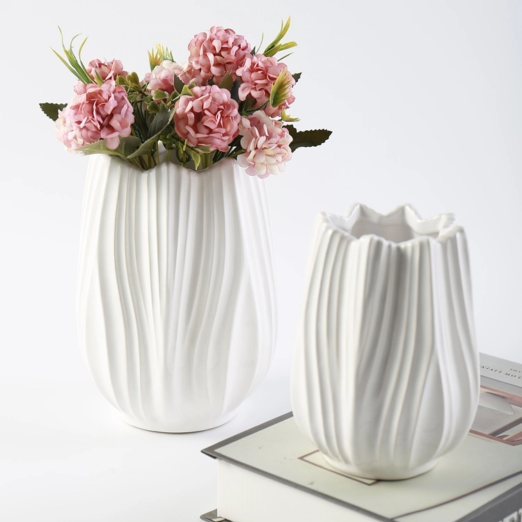 Home Decoration Vase Modern White Wedding Porcelain Vase