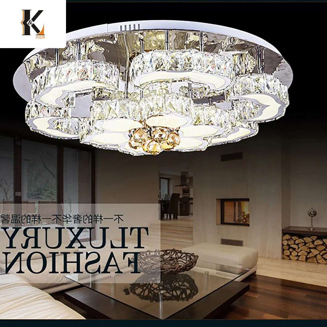 Crystal LED Chandelier Lighting Living Room China Modern Luxury LED Lustre Ball Home Crystal Ceiling Lighting