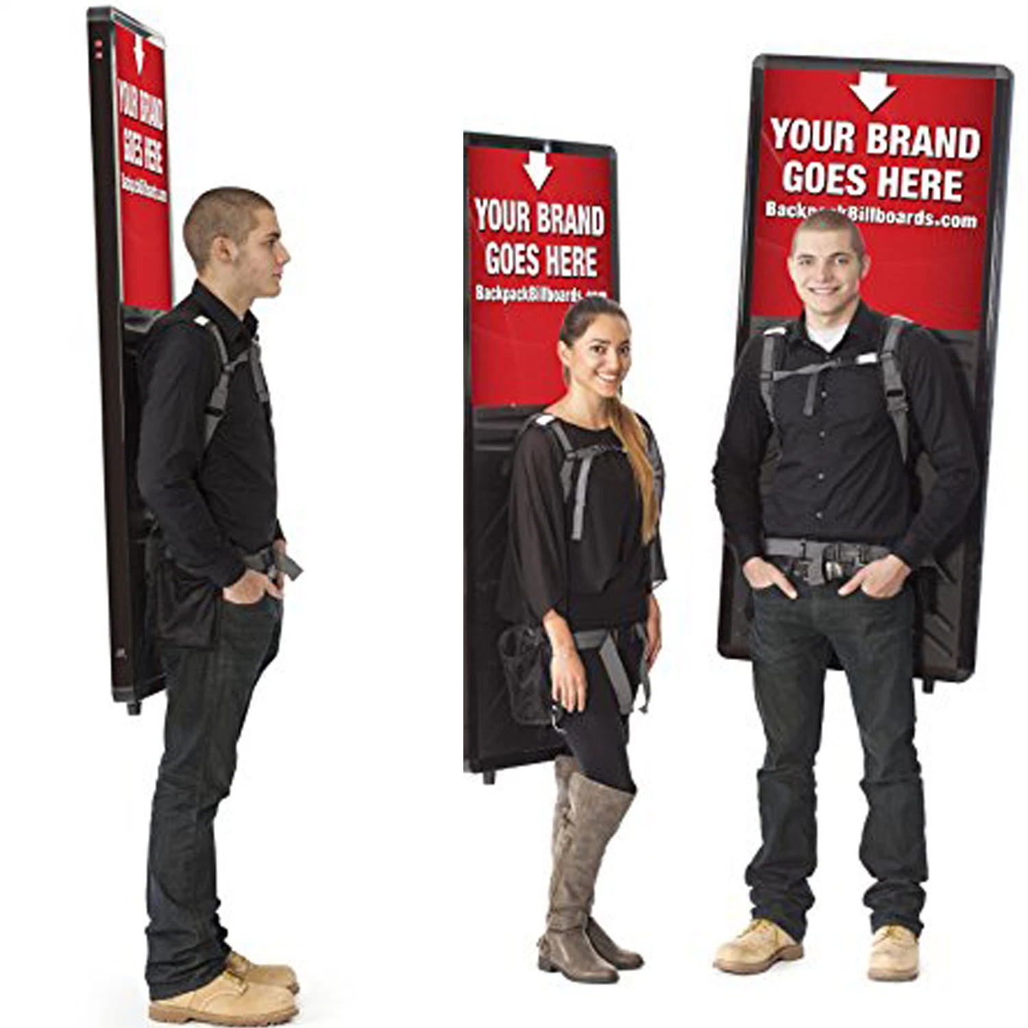 Walking Billboard Human Billboard LED Backpack Billboard Human Banner Display