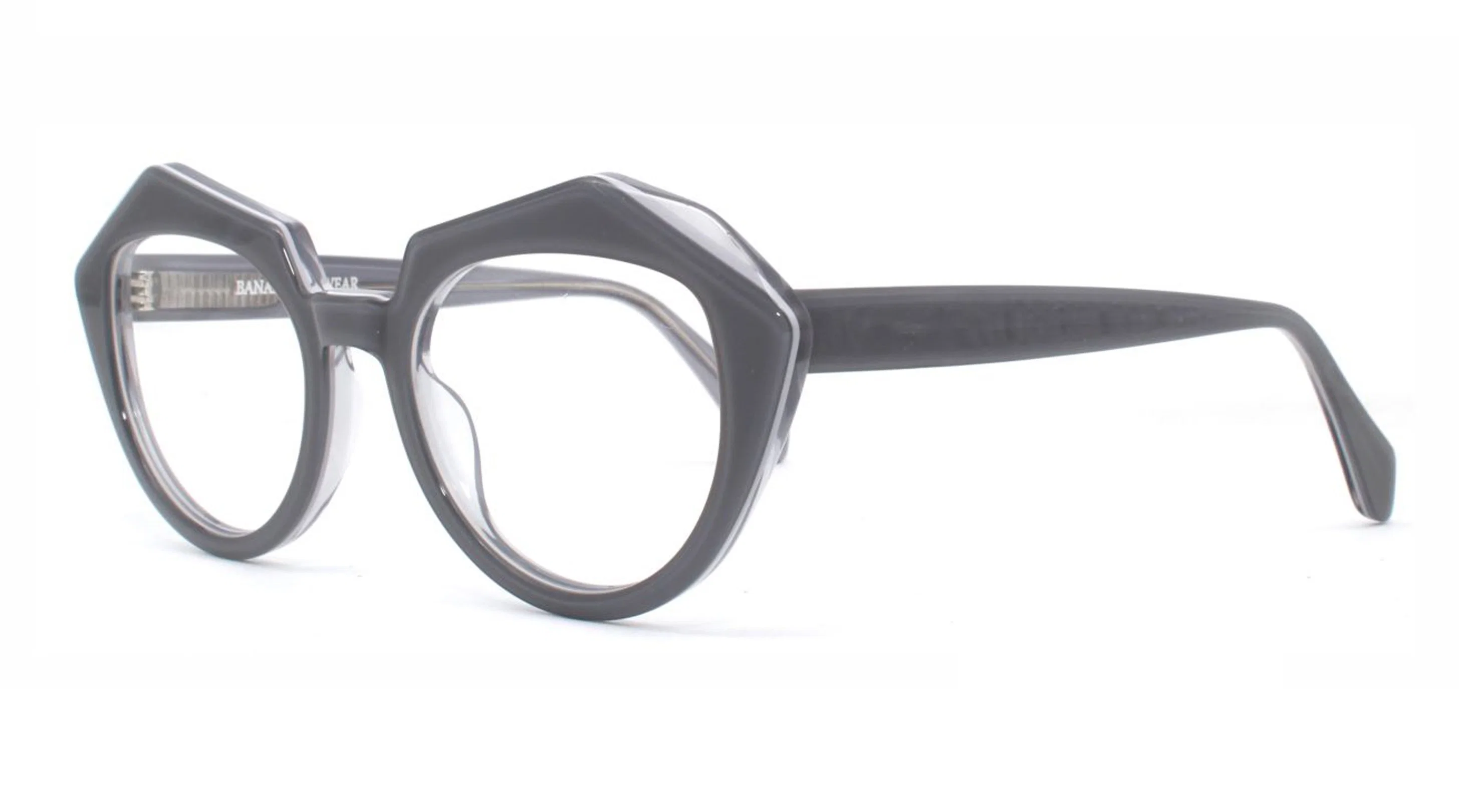 Designer Moda óptica óculos Lady Acetate Eyewear molduras Vintage