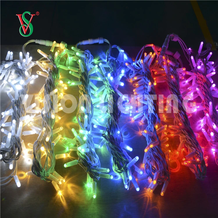 Waterproof Rubber Cable Christmas String Light LED Garlands Lights