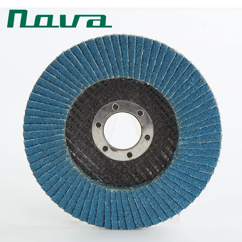 Zirconium Aluminium Abrasive Polishing Flap Grinding Wheel Disc