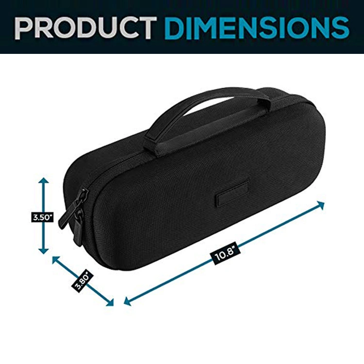 Custom Logo Waterproof Black Portable EVA Tool Case Lightweight Durable Carrying Travel Case