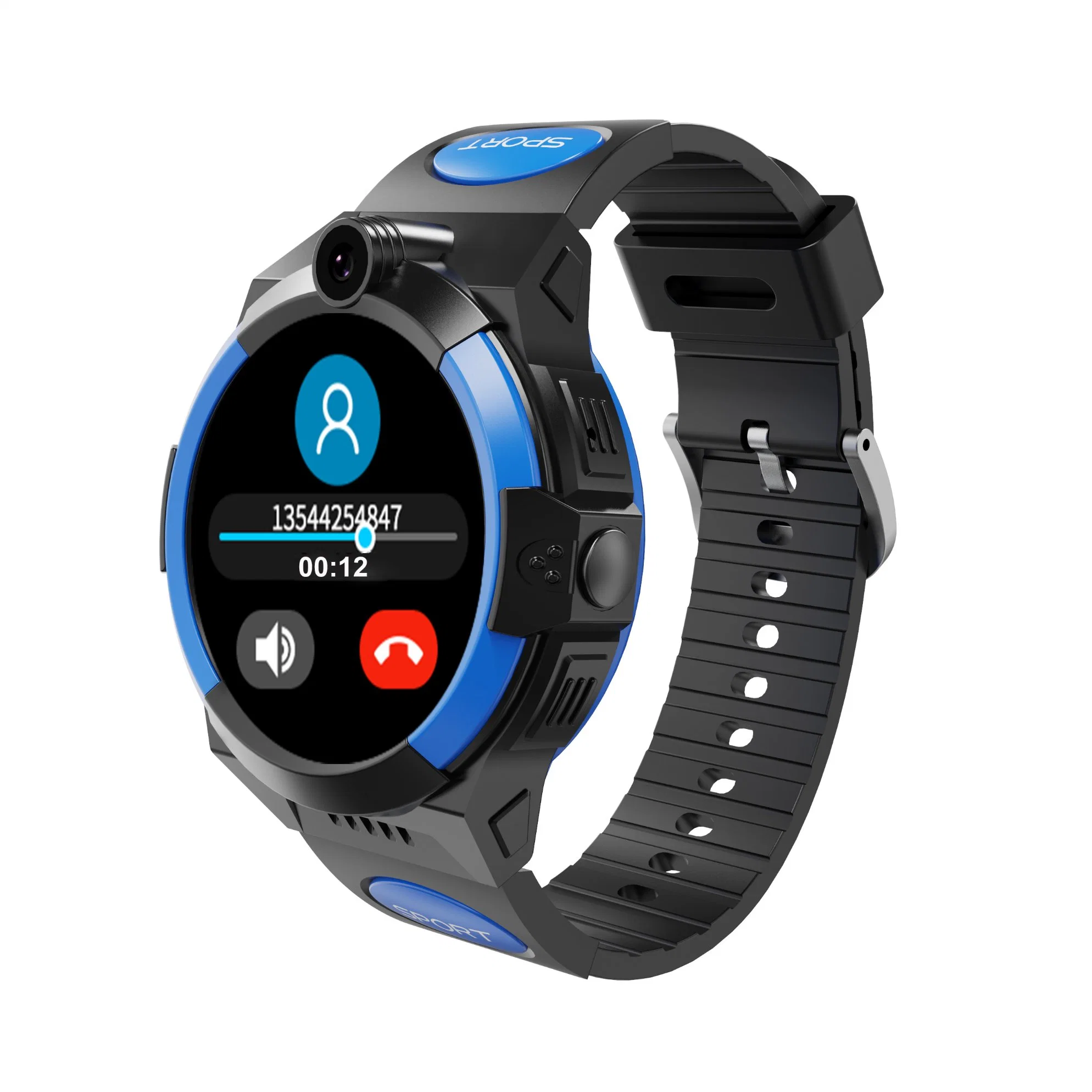 Fashion 4G IP67 Water resistance Parental Control round screen Students Child Watch GPS tracking with free global Two Way Video Call for Kids D38