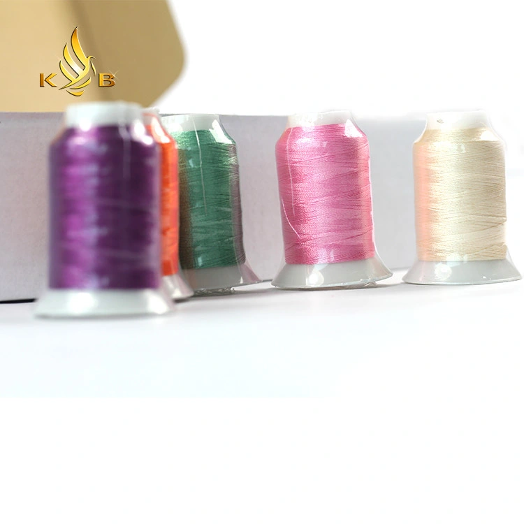 Kingeagle Reflective Polyester Embroidery Thread Marathon Color Embroidery Thread Box Set