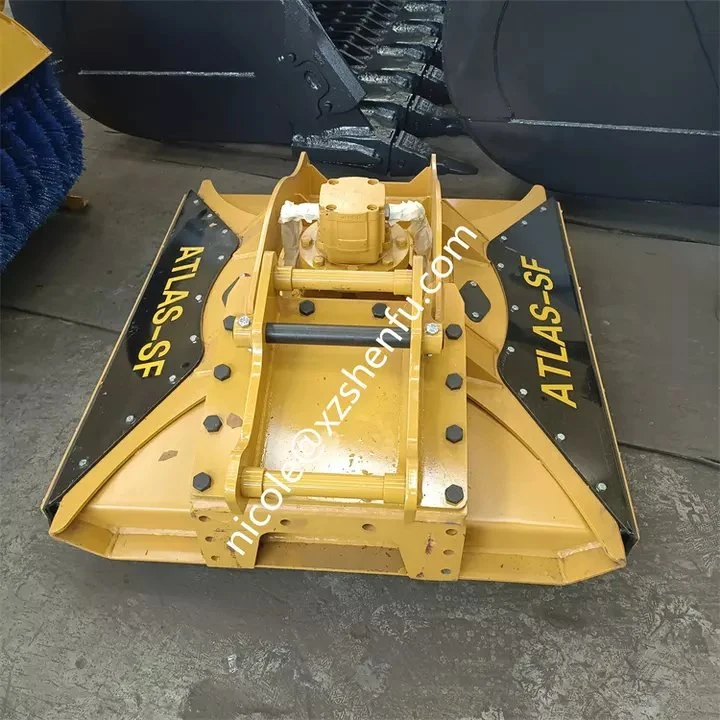 Mini с бортовым поворотом косилки Mulcher щетки вращающегося пылесборника экскаватора фрезы