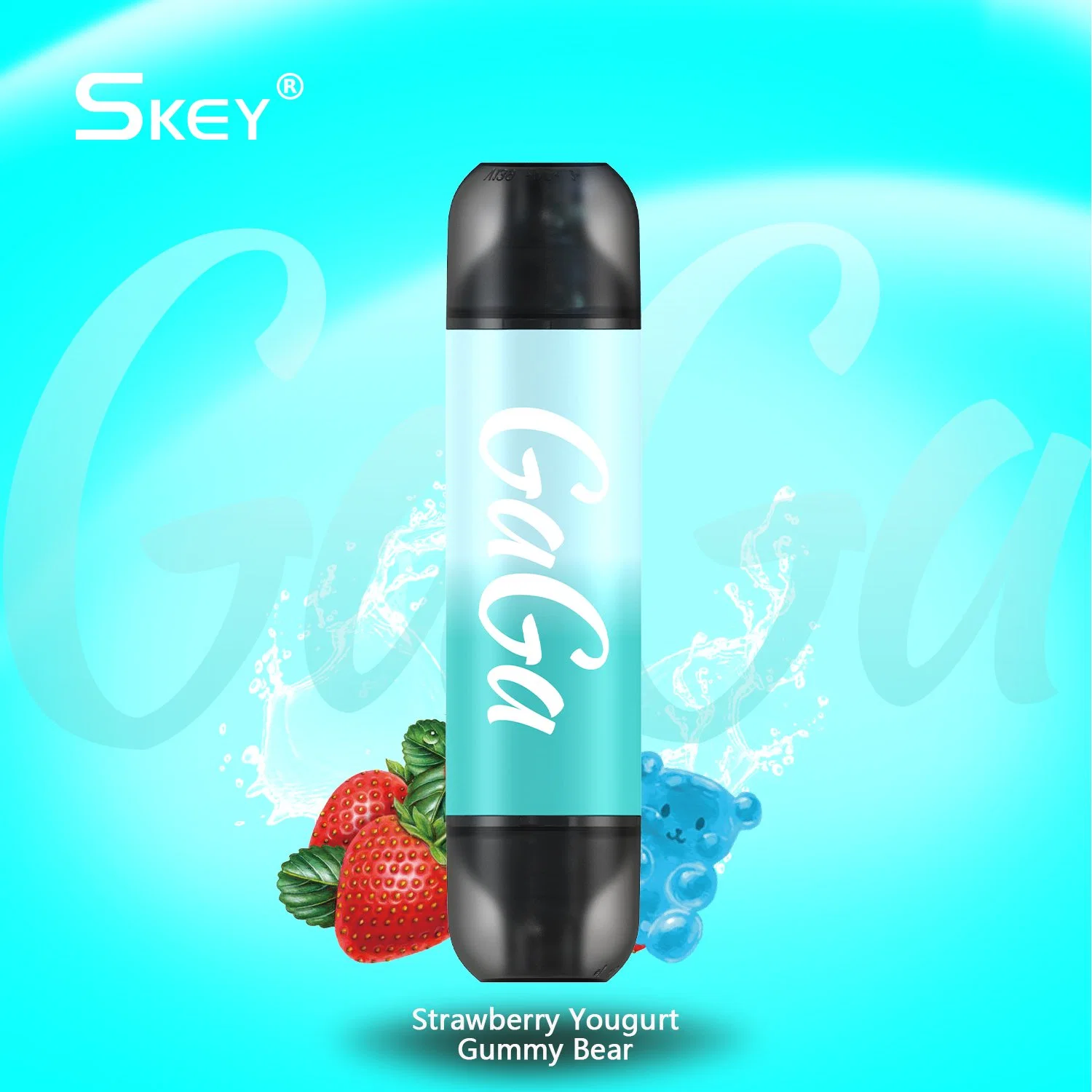 Skey Gaga Disposable/Chargeable Vape Double Flavor 7000 Puffs Mesh Coil Electric Cigarettes with OEM