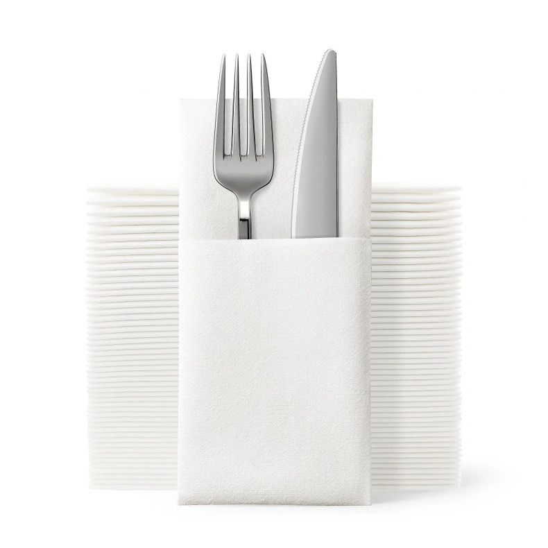 Colorful Packing Cutlery Paper Napkin Airlaid Paper Napkin for Cutlery