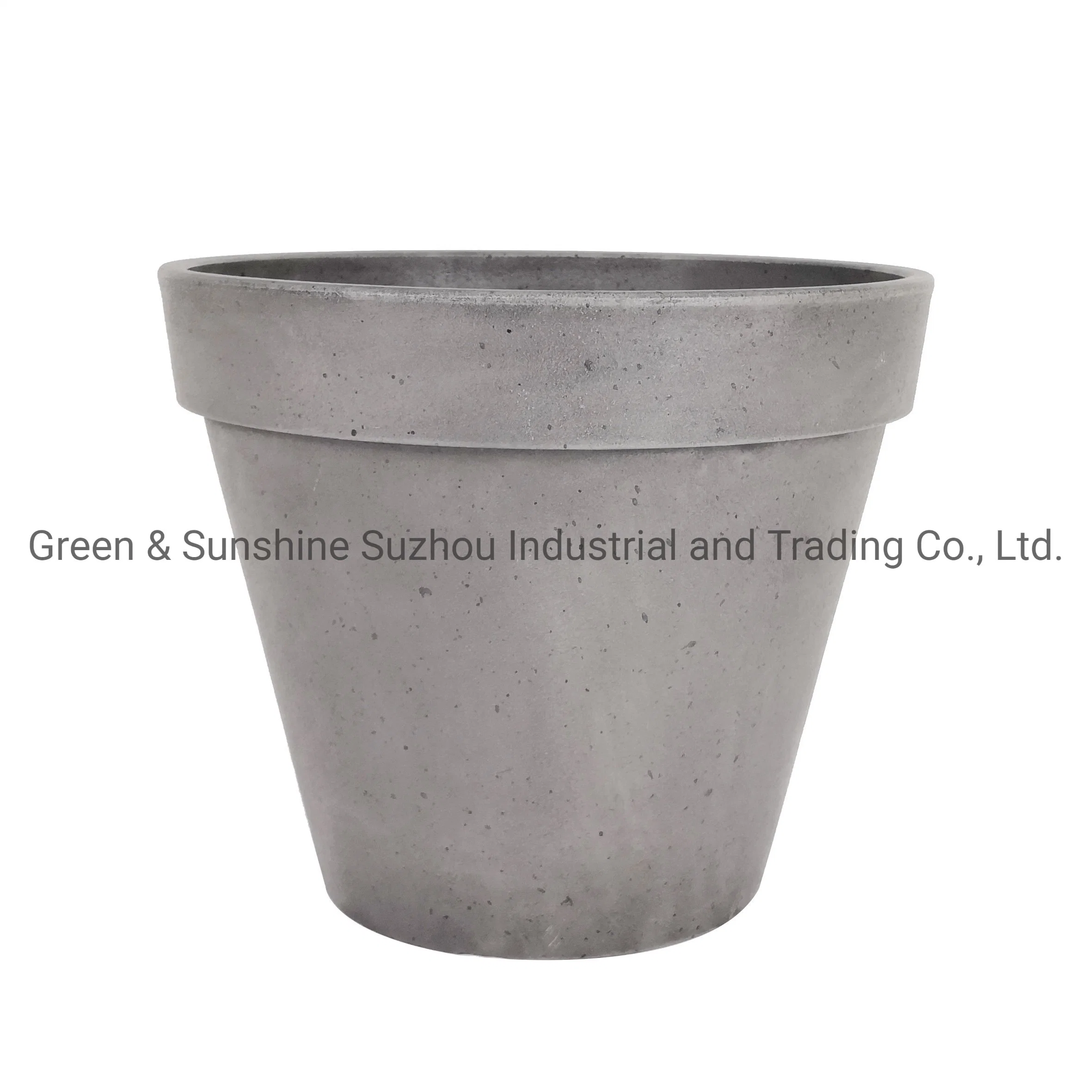 Wholesale/Supplier Best Price High quality/High cost performance Eco-Friendly Decorative Plant Pot 12" Stone and Ceramic Looking Traditional Plastic Flower Pot Plant Pot Garden Planter