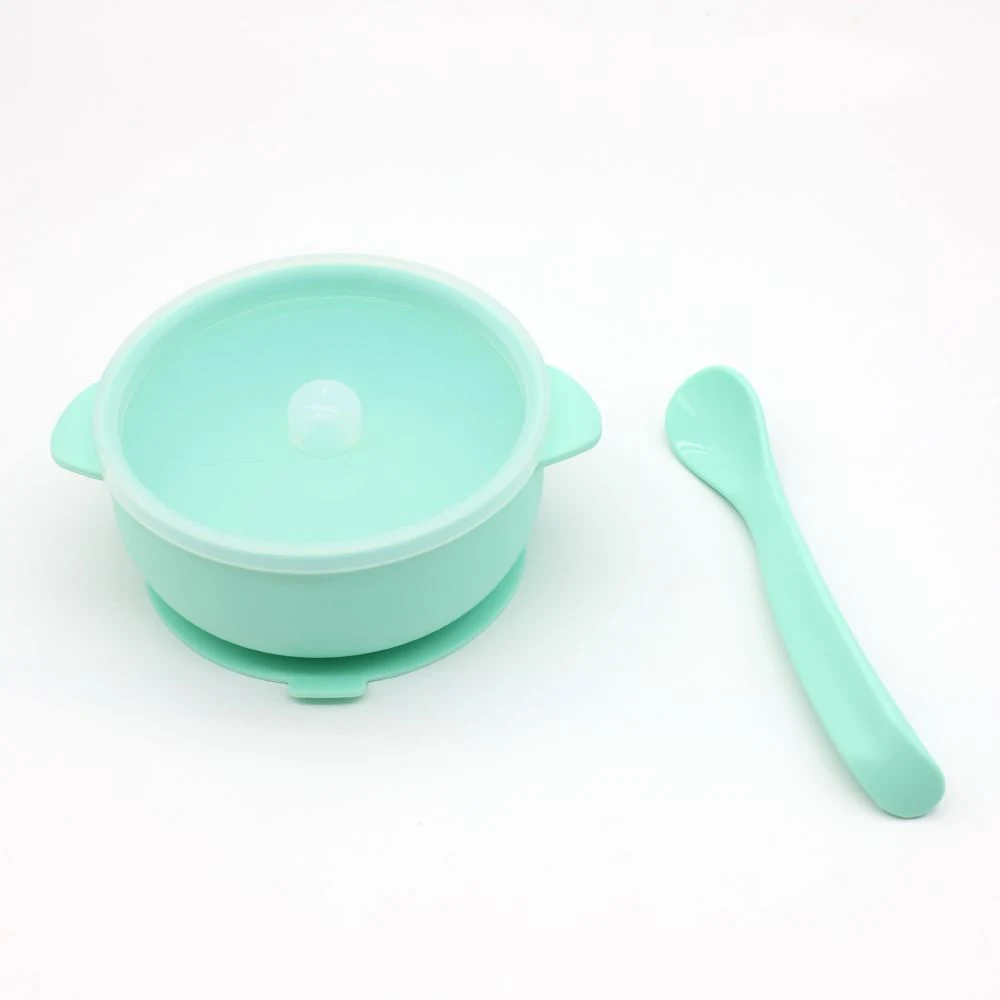 New Customizable Drop and Wear Resistance Silicone Baby Bowl Set