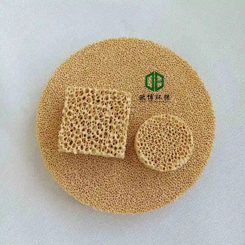 High Pass Rate Zirconia Filter Resistant Ceramic Foam Filter for Molten Metal Filtration