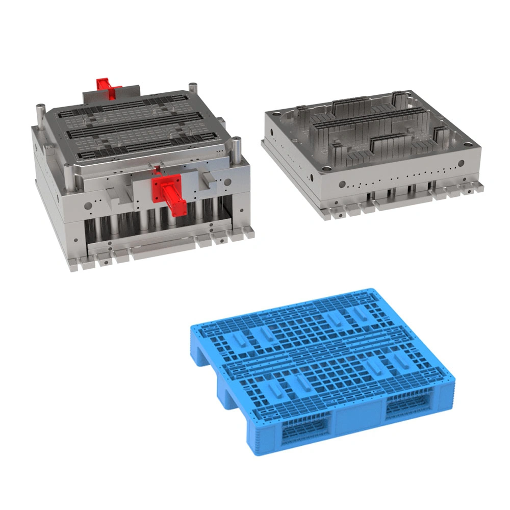 Plástico 1210 Logística da Bandeja porta-paletes empilhadeira com molde de injeção de paletes