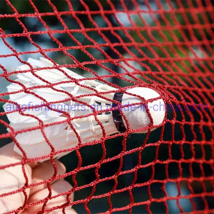 OEM Portable PP Material Red Color Classic Net Badminton Nets for Outdoor Badminton Sports Playing Training