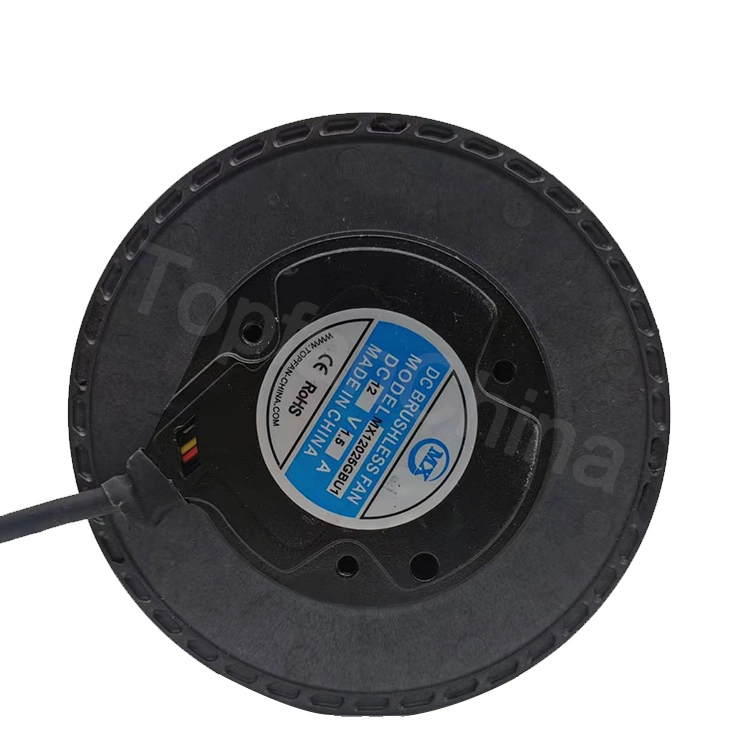 120*120*25mm Round PWM 12V DC Centrifugal Blower Air Purifier Motor Cooling High Airflow Splash Proof Low Noise 48V Wind Tunnel Quality Extract Ventilation Fan