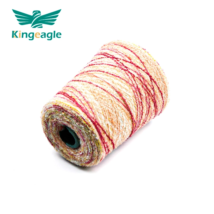 Kingeagle Doux Sensation Acrylique Fantaisie Coloré Boucle Fil à Tricoter Fabricant