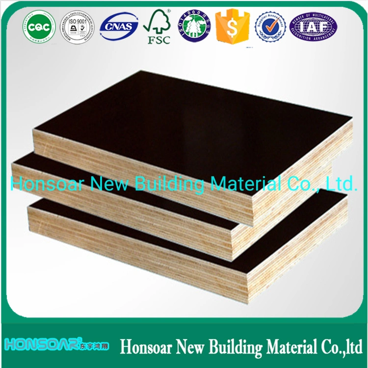 Hot Sale 15mm Black Film Faced Plywood/ Construction Plywood/Marine Plywood