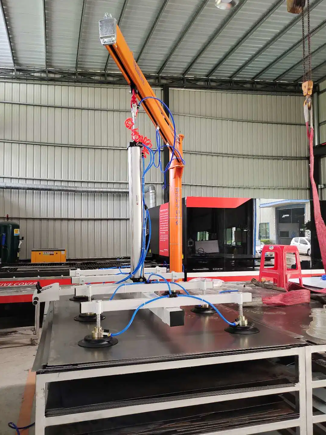 Pneumatic Sheet Metal Vacuum Lifting Equipment Overhead Crane Vacuum Glass Lifter Price