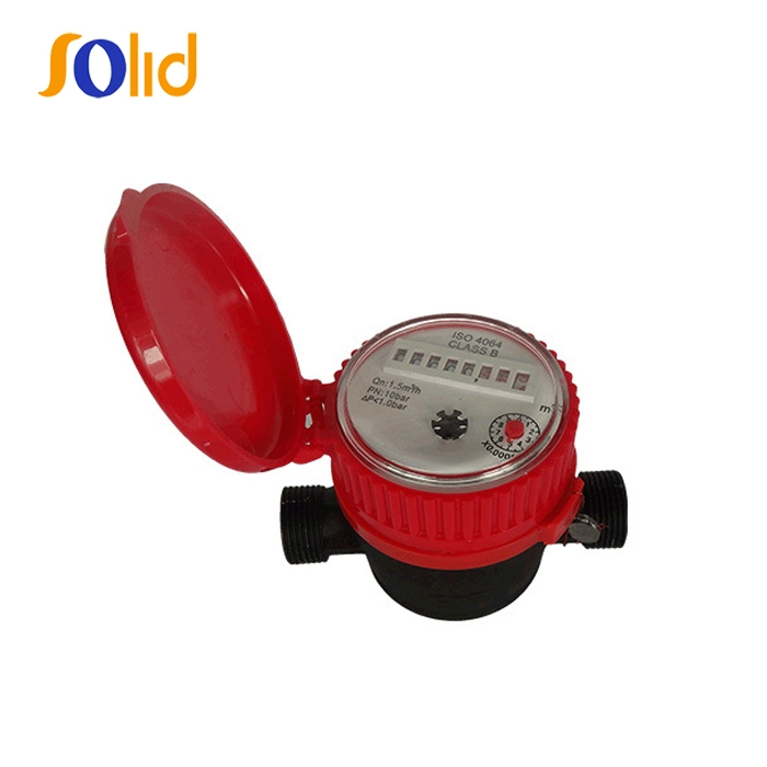 Single Jet Nylon Hot Water Meter