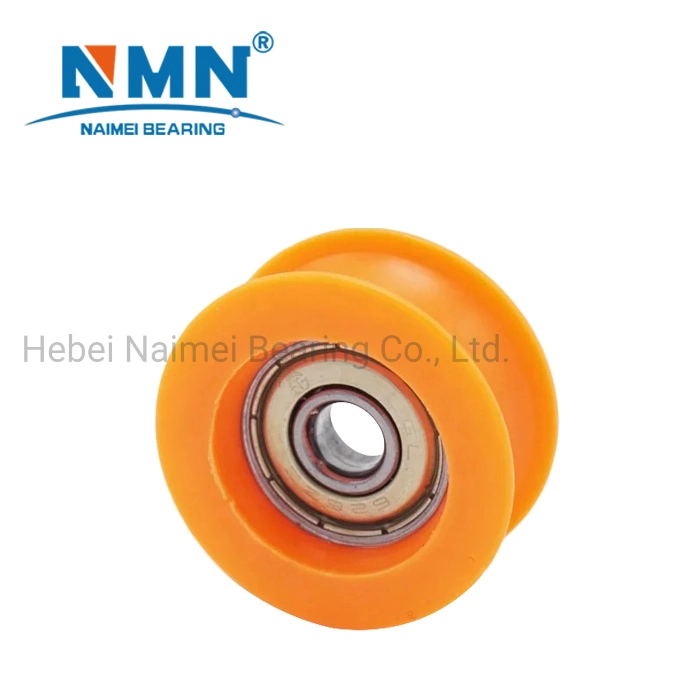 PU POM Plastic Coated Ball Bearing 625 Zz 2RS Used in Aluminium Sliding Door Rollers Window Accessories Bearing Manufacturer U Groove