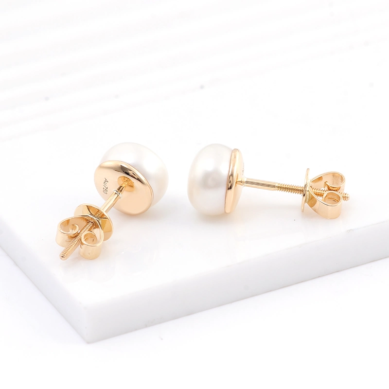 La Provenza joyas 2022 Nueva Venta caliente 18K Gold Pearl Earrings señoras regalo compromiso