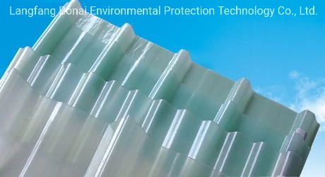 Anti Impact Wavy FRP Fiberglass Roofing Sheet Products Corrugated Plane Skylight