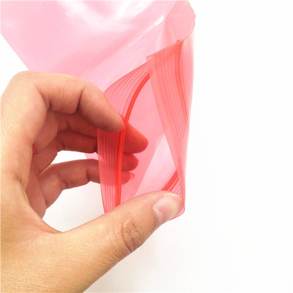 Pink Anti-Static Reclosable Bags for Reliable ESD Protection