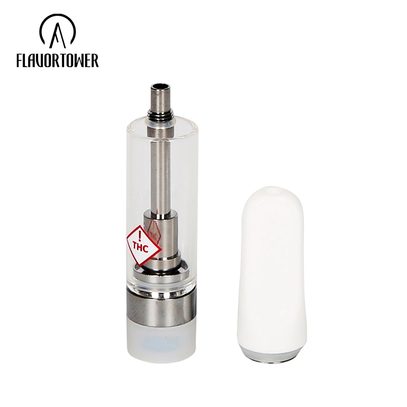 510 حز خرطوشة Skk243 ضغط في زيت Atomizer السميك سعة 0.5 مل كوب فارغ سعة 1.0 مل، لون قابل للاستخدام مرة واحدة، كرز بخزف الأبخرة