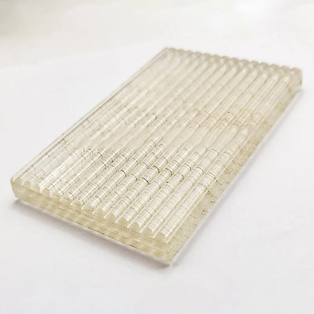 Qian Yan Door Glass China 5mm Laminated Glass Suppliers OEM Customized Woven Metal Mesh Fabric Laminated Glass