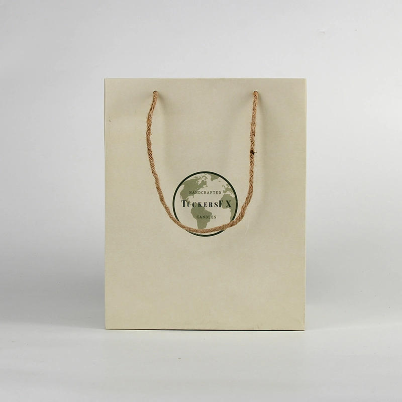 Sinicline Custom Logo Green Eco Friendly Gift Paper Shopping Bag