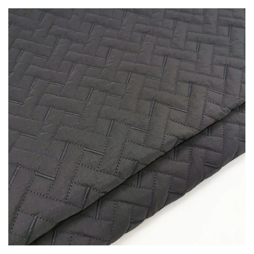 Winter Fabric 360t Nylon Thermal Waterproof Quilted Fabric for Jacket/Coat/Bag