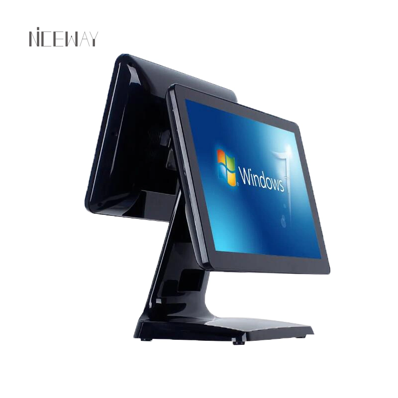 15 Inch All in One Windows POS Terminal Point of Sales System with 12 Inch LCD Display
