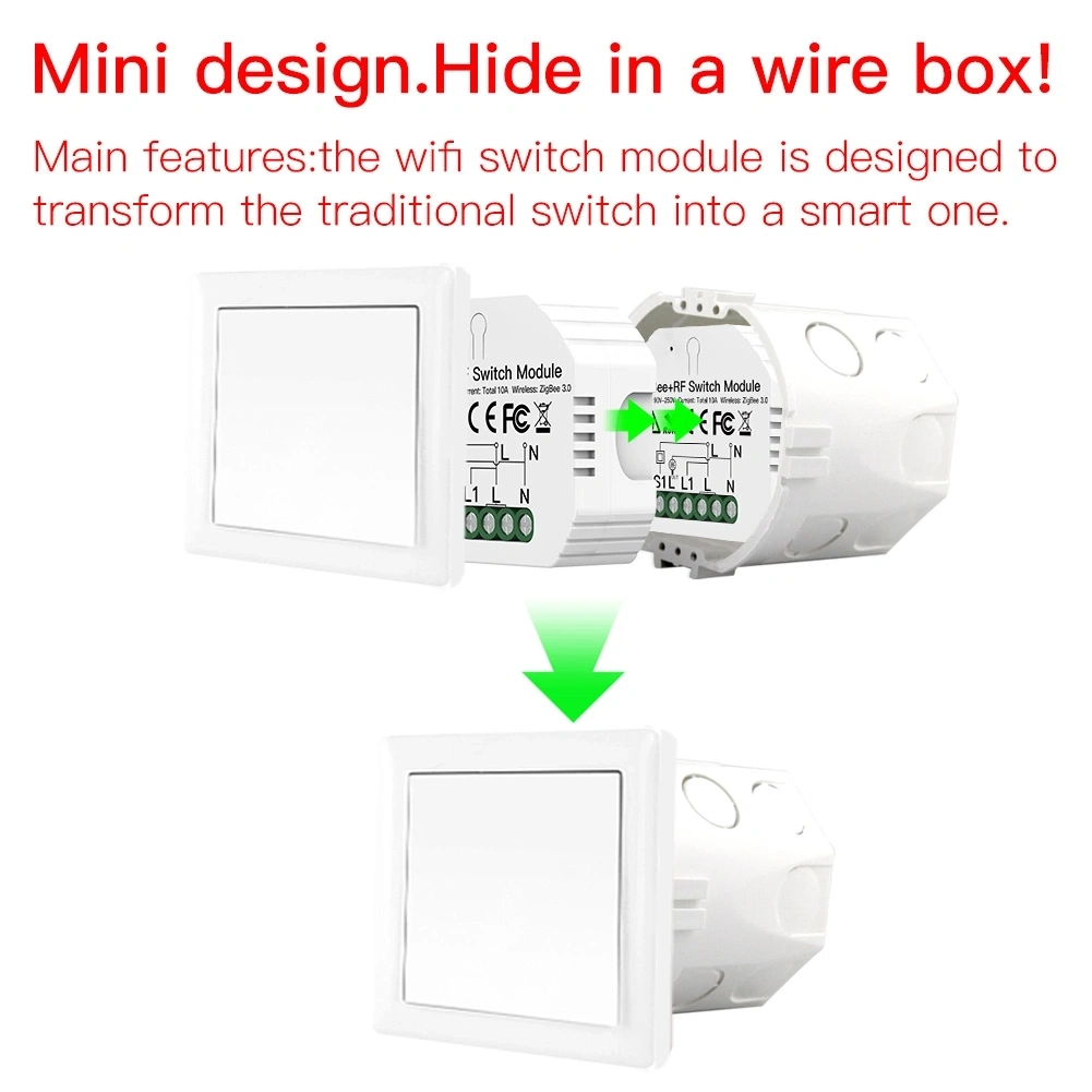 1 Gang Hidden Zigbee 3.0 Switch Module Mini Hidden Type