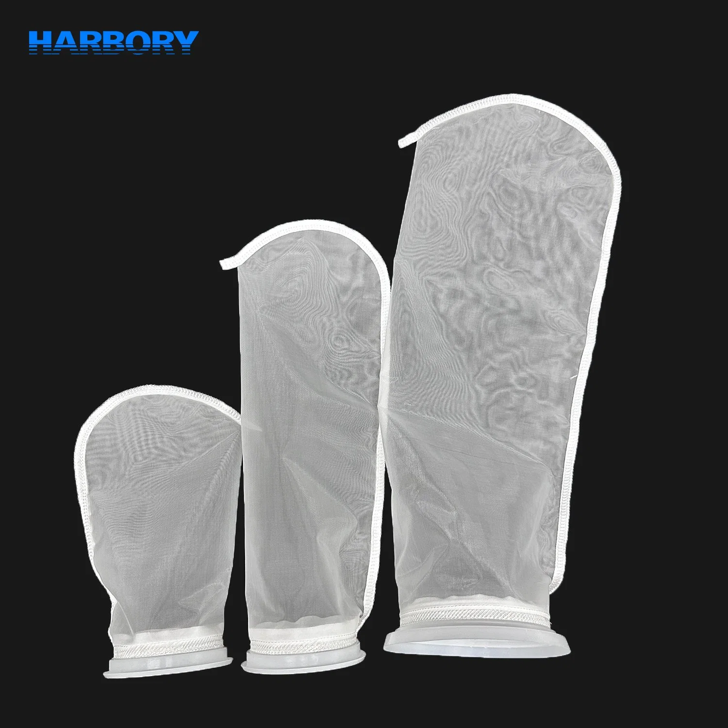 Harbory Liquid Filtration Nylon Mesh Filter Bag 100 150 200 Micron Industrial Filter Sock for Aquarium