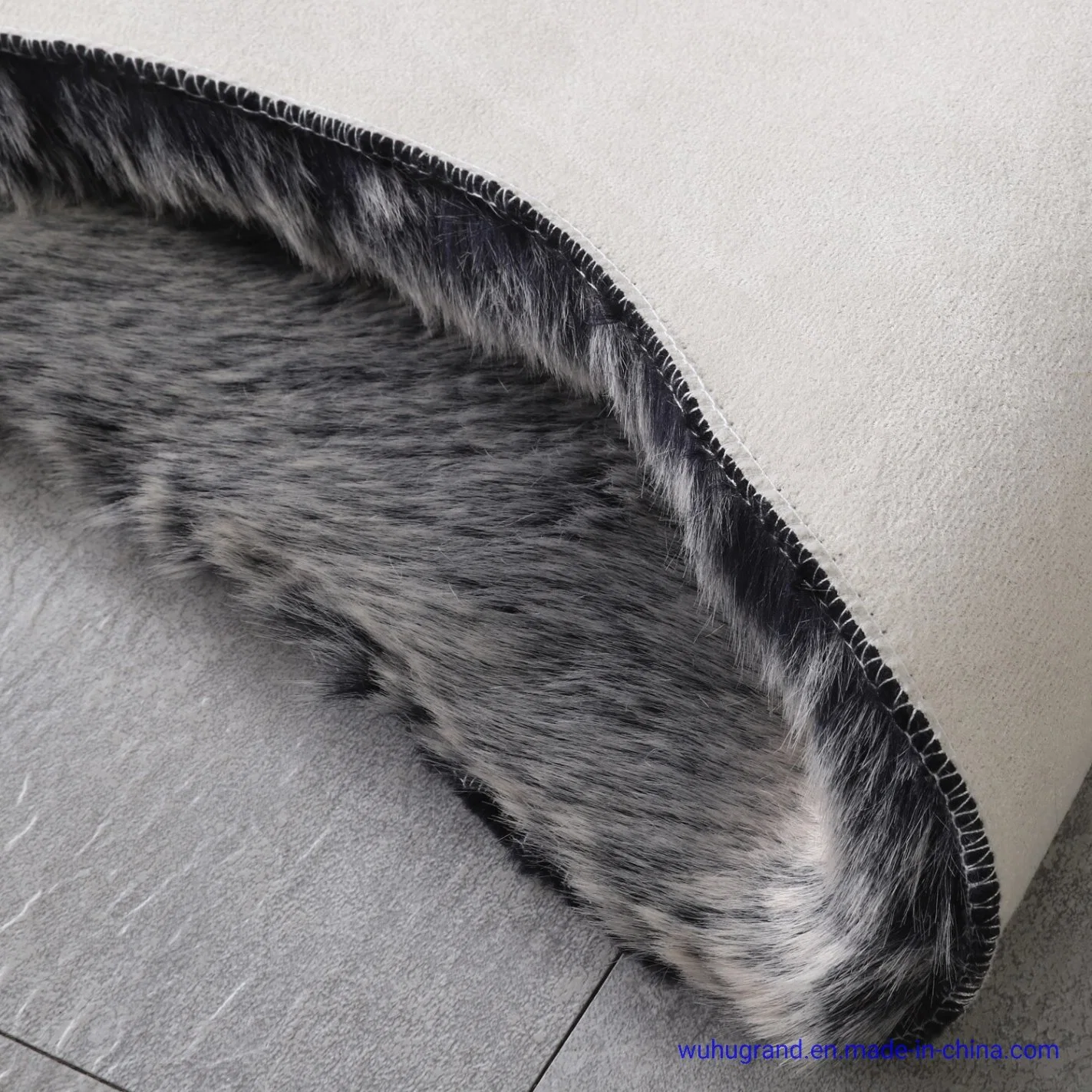 Subprodutos animais Hyde Varanda Ponta decorativas Tingidos Faux Fur Tapete alcatifa