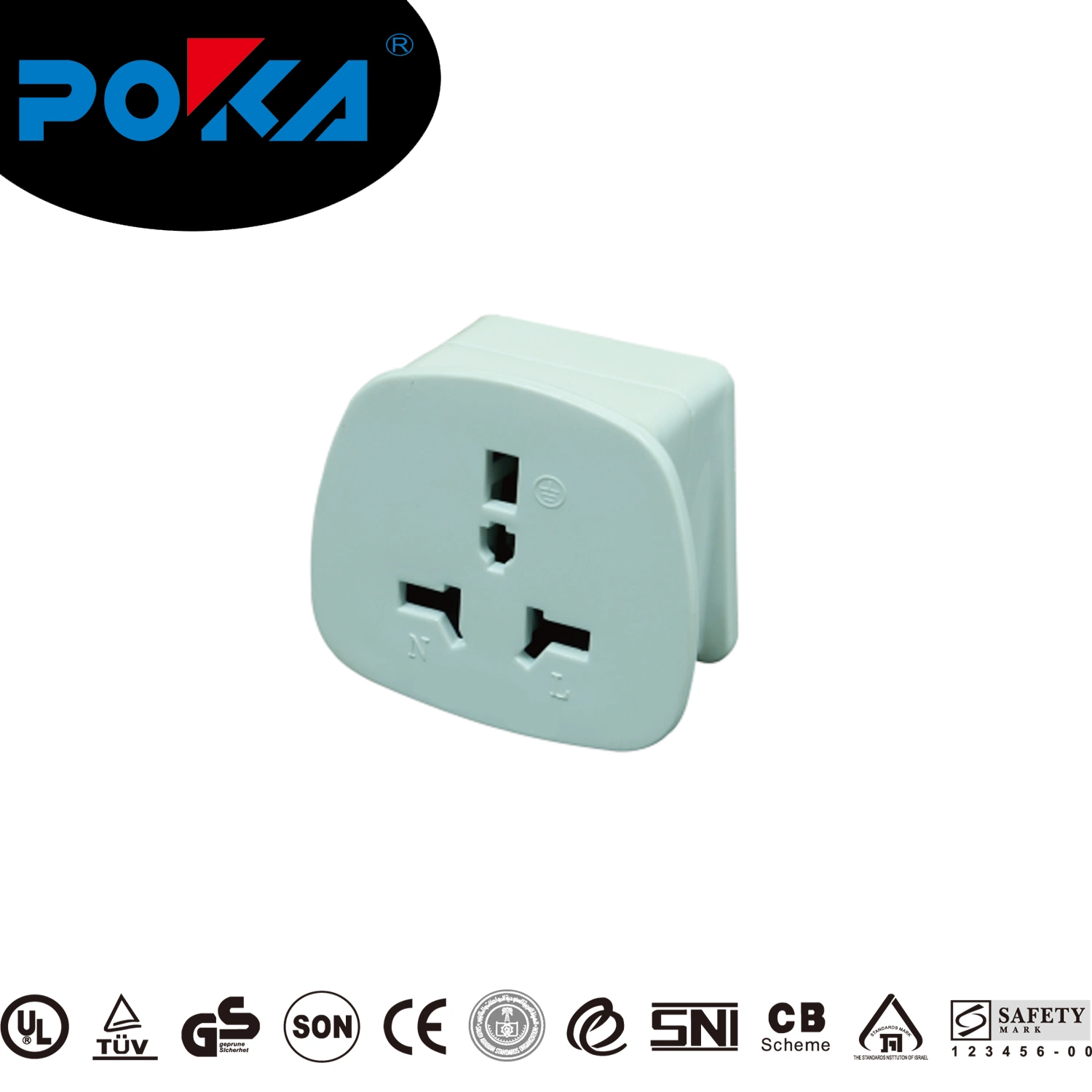 15A Sf Plug Adapter with UK & Muliti Socket Outlet