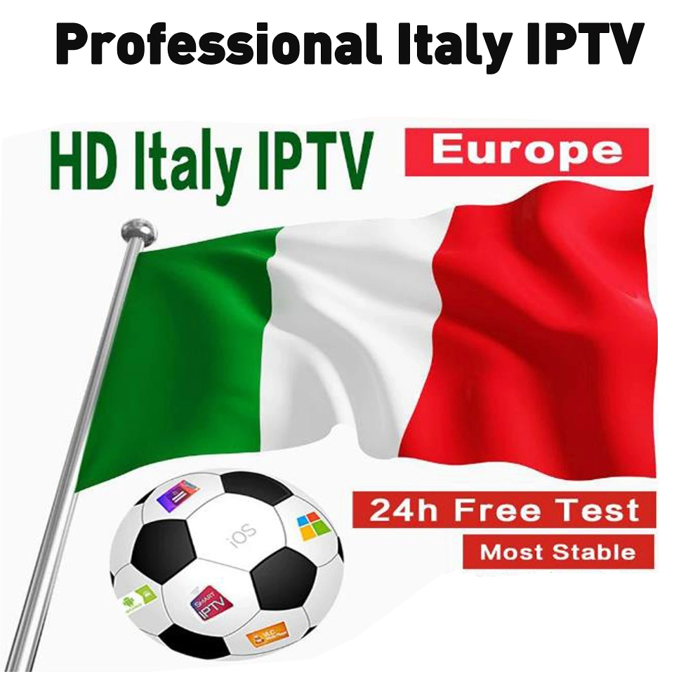 Professional Italy Canales de TV locales Precio barato Suscripción IPTV 12 Mes Italiano m3u Link para Android TV Box Smart TV IPTV