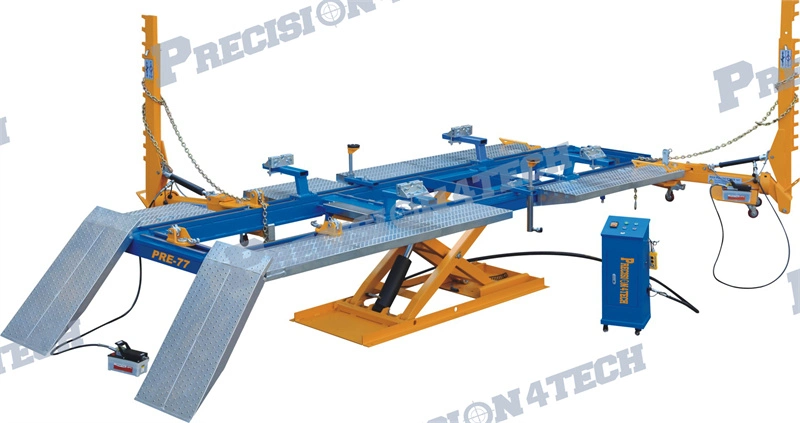 Alquiler de un banco de la máquina del bastidor del chasis del equipo de reparación de carrocerías de la máquina de enderezamiento de extractor de plancha Equipamiento de Taller pre-77 con CE/Cambiador de neumáticos/equilibradora