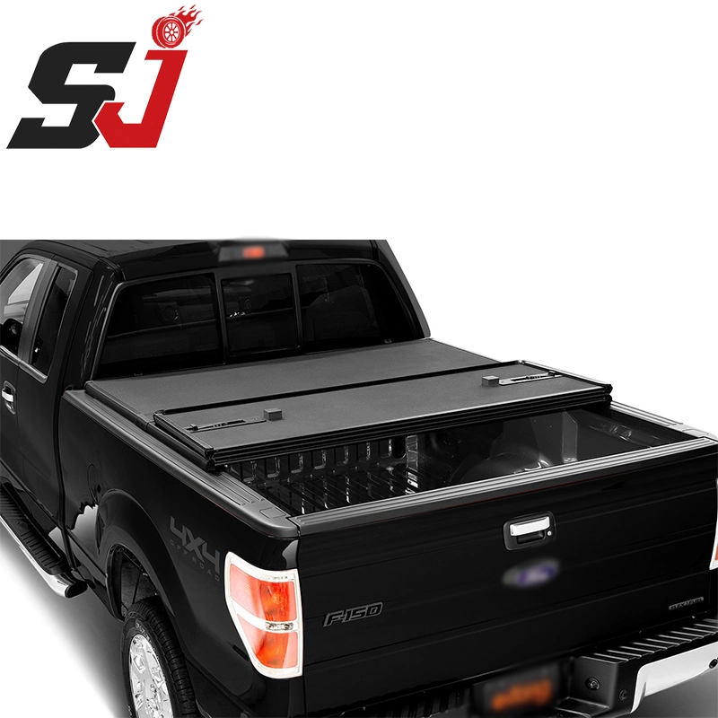 Manufacturer Professional 4X4 Pickup Truck Hard Tri Fold Tonneau Cover for Toyota Hilux Tacoma Tundra